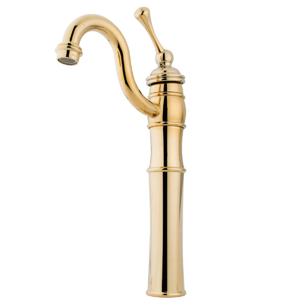 Kingston Brass Vessel Sink Faucet, Polished Brass KB3422BL